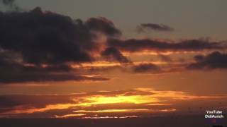 Ostfriesland Sonnenuntergang Zeitraffer Sunset timelapse coucher de soleil Accéléré [upl. by Eberhart]