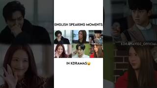 English in Kdramas 🤭 kdrama koreandrama english koreancinema kdramaedit [upl. by Clute588]