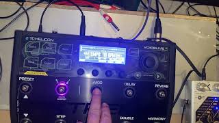 Tc Helicon Voicelive 3 Extreme  set Tempo on Looper [upl. by Marinna]