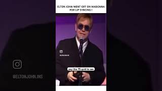 Elton John held no punches about Madonna [upl. by Catima483]