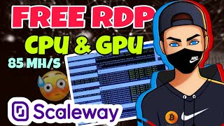 Create New Powerful CPU amp GPU RDP  Scaleway Free RDP  God Miner [upl. by Weingarten389]