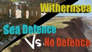 Withernsea Sea Defence vs No Defence [upl. by Sileas50]