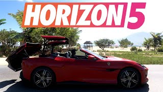 Forza Horizon 5  Avoir sa voiture décapotable  Ferrari PORTOFINO 1 [upl. by Yahc902]