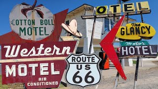 Route 66 Oklahoma City to Elk City Day 11 Lucilles Long Road Glancy Hotel Museum [upl. by Airdnalahs628]