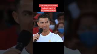 Cristiano recibe en dubai el premio de máximo goleador de todos los tiempos de los Globe Soccer⚽🏆 [upl. by Attej]