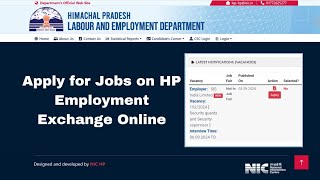 How to Apply for Jobs on HP Employment Exchange [upl. by Reginald77]