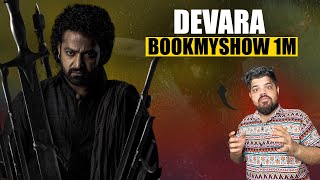 Devara BookMyShow Pre Sales Hits 1M Marks  Jr NTR [upl. by Uwkuhceki]