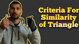 Criteria For Similarity Of Triangles Class 10  Triangle Class 10th  Raghumathematics [upl. by Attaynik149]