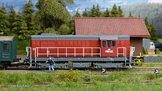 TRAINMANIA  Motorová lokomotiva T 4661 od firmy Tillig TT [upl. by Maretz]