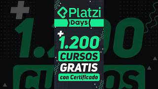 ¡Estudia GRATIS con Certificado en Platzi Days 🎓  Cursos del 15 al 17 de Noviembre [upl. by Eveleen439]