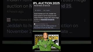 ipl2025 ipl2023retentions iplmegaauction2025 ipl mega auction DATES OUT [upl. by Azil]