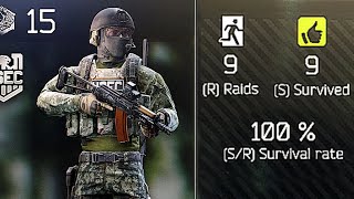 LVL 15 in 9 Raids  PERFECT TARKOV RUN Part 1 [upl. by Yelraf]