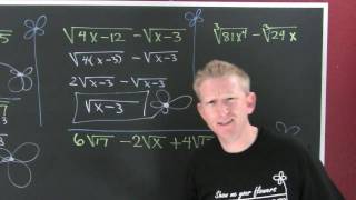 Addition and Subtraction of Radicals [upl. by Akli]