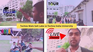 College Tour TMSL vs TIU  techno main salt lake vs techno india university😇  tig Yash gyan ​ [upl. by Barbara-Anne]