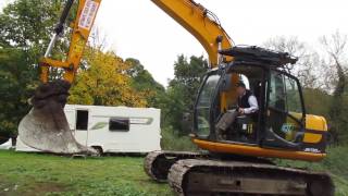 The Auctioneer Ltd Presents Machine Test Drive JCB JS130 EXCAVATOR [upl. by Abbot809]