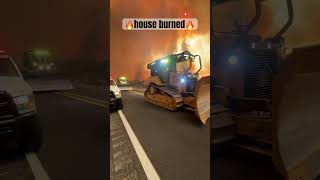 House burned near the airport unitedstates fire alert newshorts fresnocalifornia usatoday [upl. by Ideih]