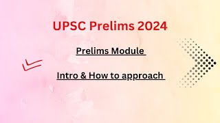 Crash Course  UPSC Prelims 2024 [upl. by Elawalo]