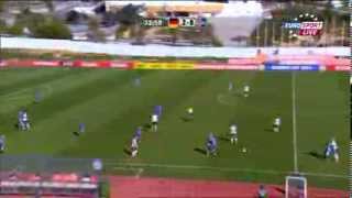 Algarve Cup 2014 Deutschland Island 1 Halbzeit [upl. by Seale]