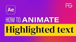 Quick Tip  Animate Highlighted Text  After Effects Tutorial short [upl. by Aramal]