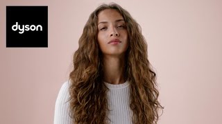 How to create beachy curls using the NEW Dyson Airwrap Diffuser attachment [upl. by Shakti]