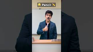 Pencil✏️😂 funny comedy shorts [upl. by Tillman]