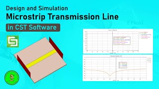 Microstrip Transmission Line Design in CST Microwave Engineering [upl. by Tremain]