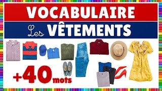 Vocabulaire  les vêtements [upl. by Adiaroz]