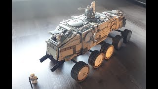 Lego star wars Clone Turbo tank 8098 Moc [upl. by Jopa]