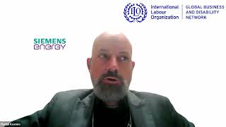 Florian Koemm Siemens Energy on ILO Global Business and Disability Networks SelfAssessment Tool [upl. by Dewey]