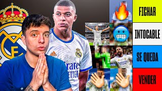 TIERLIST de la PLANTILLA del REAL MADRID 202425 da mucho miedo [upl. by Alexandrina]