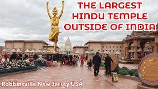 THE LARGEST HINDU TEMPLE OUTSIDE OF ASIA  BAPS SHRI SWAMINARAYAN MANDIR MOST VISITED IN THE WORLD [upl. by Ellennahs]