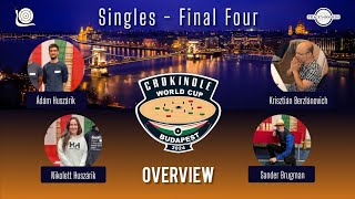 Crokinole World Cup 2024  Singles Final Four OVERVIEW crokinole singles [upl. by Len423]