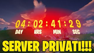 SERVER PRIVATI E 4 GIORNI ALL EVENTO DI MEZZA STAGIONE  Fortnite [upl. by Nirret]