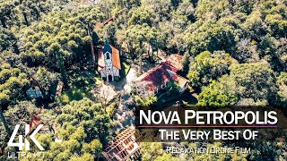 【4K】🇧🇷 Nova Petropolis from Above 🔥 BRAZIL 2021 🔥 [upl. by Eetnod]