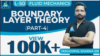 Fluid Mechanics  Module 5  Fluid Flow I Boundary Layer Theory  Part 4 Lecture 50 [upl. by Akeber]