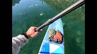 Across Fallen Leaf Lake w the Versatile 126quot Starboard Generation [upl. by Mich]