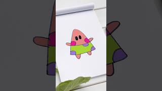 Very Simple Patrick Star Drawing [upl. by Asirehc521]