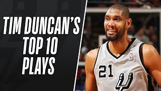 Tim Duncans Top 10 Plays of His Career [upl. by Sisson]