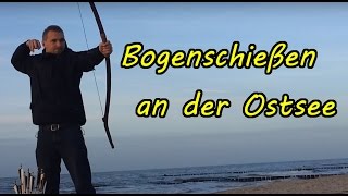 Bogenschießen an der Ostsee  coastal shooting  baltic sea [upl. by Asta382]