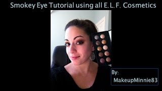 ELF  Smokey Eye Tutorial [upl. by Rudich846]