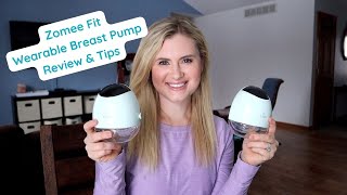 Zomee Fit Wearable Breast Pump Review And Tips [upl. by Yesdnik]