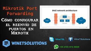 Mikrotik Port Forwarding  DMZ en Mikrotik  Cómo configurar el reenvío de puertos en Mikrotik [upl. by Eillor]