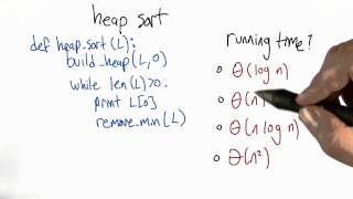 Heap Sort Performance  Intro to Algorithms [upl. by Duj]