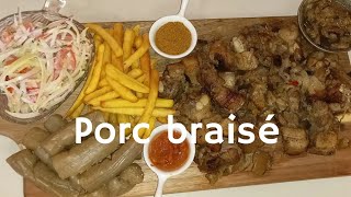 PORC BRAISÉ avec aubergine [upl. by Runck]