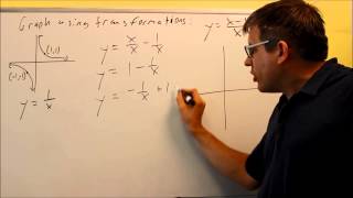 Graphing Rational Functions Using Transformations Ex 7 [upl. by O'Malley415]