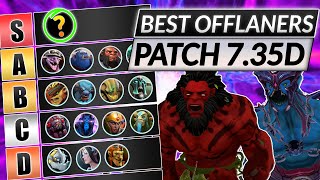 NEW OFFLANE TIER LIST Patch 735D  Best Position 3 Heroes RANKED  Dota 2 Guide [upl. by Tjader801]