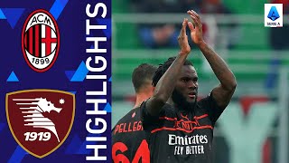 Milan 20 Salernitana  Kessie and Saelemaekers produce the goods for Milan  Serie A 202122 [upl. by Embry963]