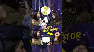 Host makes Jett voice actor do the voice 😭 [upl. by Dorina]