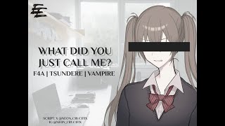 F4A Rooming With A Fem Tsundere Vampire  Suzie Audio Roleplay ASMR [upl. by Vtarj168]