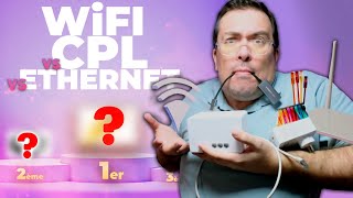 QUI VA LE PLUS VITE SUR INTERNET  CPL  WiFi  Câble Ethernet [upl. by Bat]